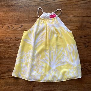 Yellow and white pineapple Lilly Pulitzer for Target blouse - sz S